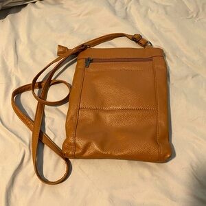 Organizer Leather Crossbody Bag
